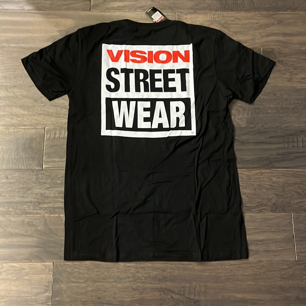Vision Street Wear VSW T Shirt black Authentic Licensed New Men’s Size Large